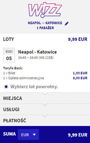rezerwacja lotów z Neapolu do Katowic