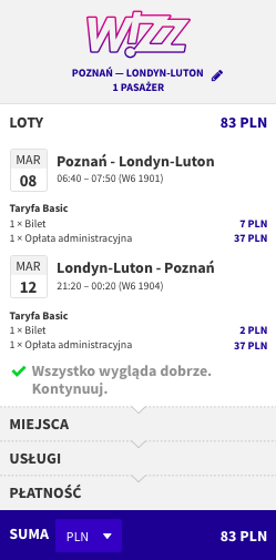 zarezerwuj lot do londynu