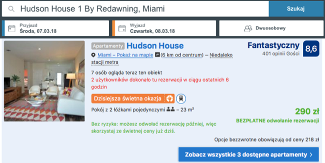 zarezerwuj hotel w miami