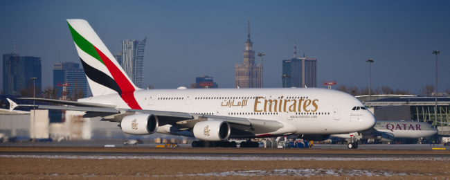 Emirates potwierdza: „A380 może latać codziennie do Warszawy”. Ale lotnisko kręci nosem