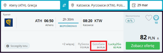 Rezerwacja przelotów z Aten do katowic