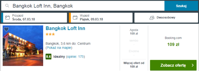 Rezerwacja noclegu w hotelu Loft Inn