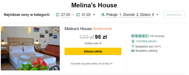 rezerwacja noclegu na Krecie