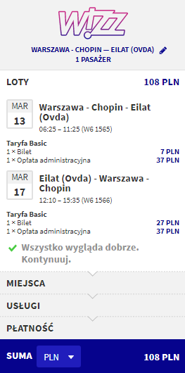 rezerwacja lotów do ejlatu