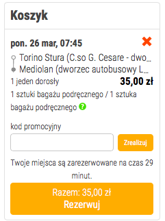 kup bilet z turynu do mediolanu