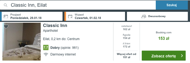 zarezerwuj nocleg w ejlat