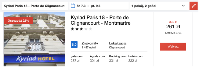 zarezerwuj hotel w paryzu