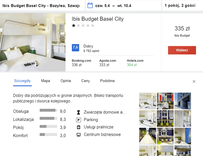 rezerwacja hotelu w Bazylei