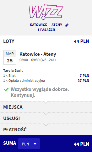 rezerwacja przelotów z Katowic do Aten