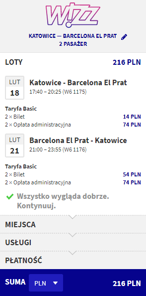 rezerwacja lotów do Barcelony
