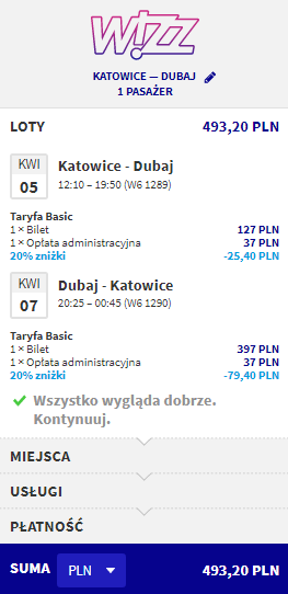 rezerwacja lotów do dubaju