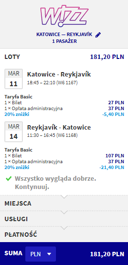 rezerwacja lotów na Islandię