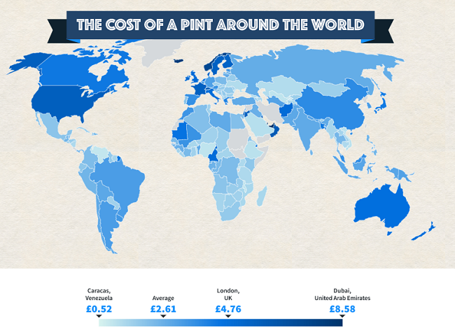 ceny piwa na świecie