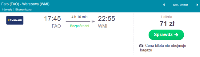 warszawa lot