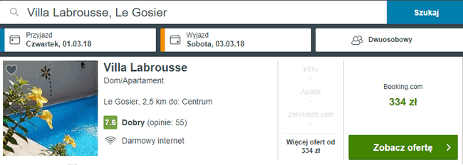 noclegi w Point a Prince