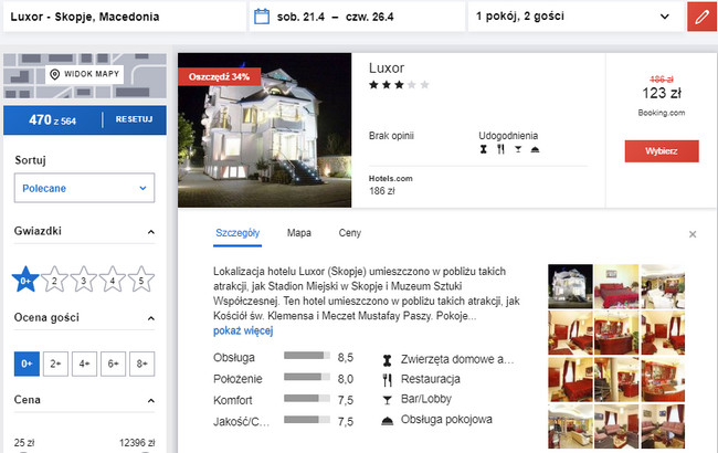 hotel luxor skopje