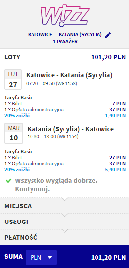 rezerwacja lotów do włoch