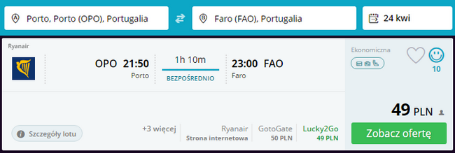 lot krajowy w portugalii