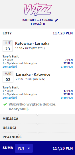 rezerwacja lotów na cypr