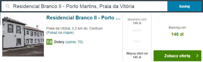 Nocleg w hotelu Branco II