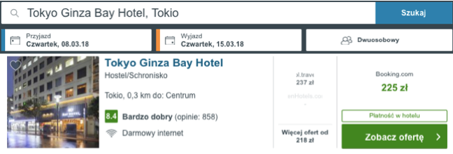 zarezerwuj hotel w Tokio