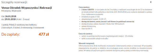 travelist potwierdzenie