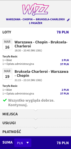 zarezerwuj lot do brukseli