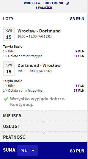 rezerwacja lotów z wrocławia do dortmundu