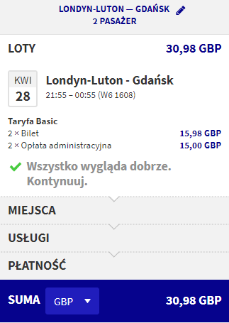 rezerwacja lotów z londynu do gdańska