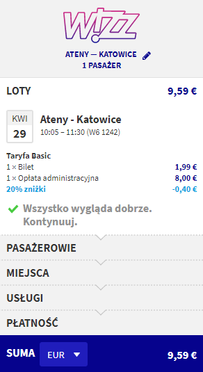 Rezerwacja przelotów z Aten do Katowic