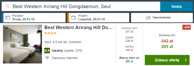 seul noclegi