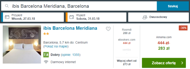 Barcelona nocleg