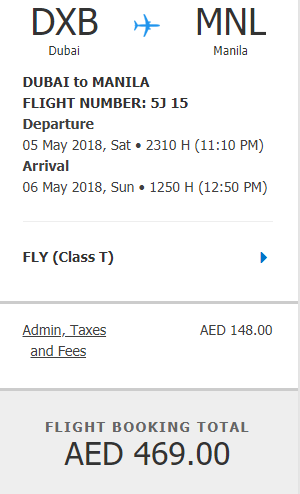 Rezerwacja przelotów z Dubaju do Manili