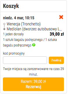 flixbus do mediolanu