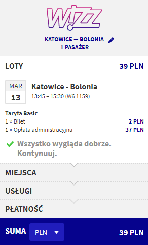 Rezerwacja przelotów z Katowic do Bolonii