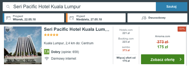 zarezerwuj hotel w kuala lumpur