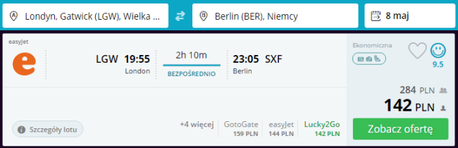 Rezerwacja przelotów z Londynu do Berlina