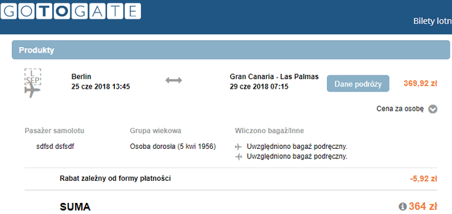 rezerwacja biletów na Gran Canarię