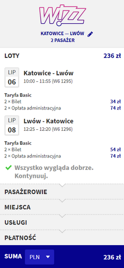 lwów loty
