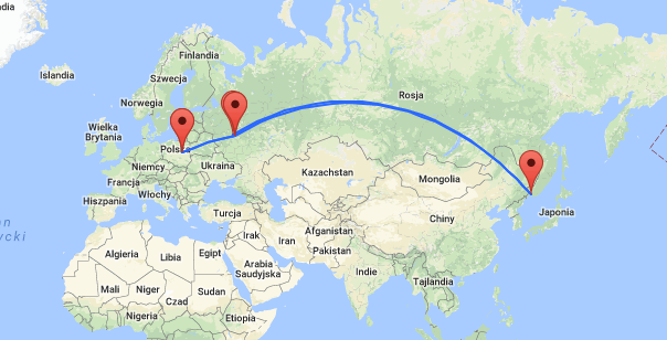 Koleją Transsyberyjską przez Rosję (Moskwa – Władywostok). Loty z