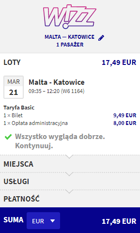 Rezerwacja przelotów z Malty do Katowic