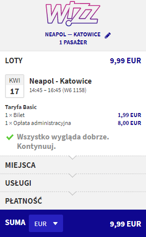 rezerwacja lotów z Neapolu do Katowic