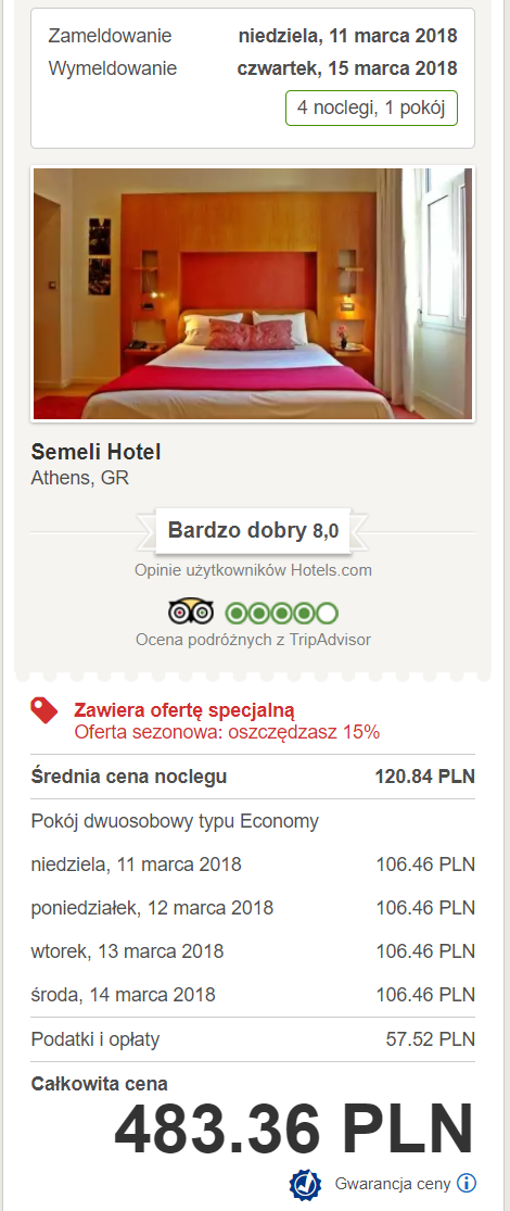 rezerwacja noclegów w atenach