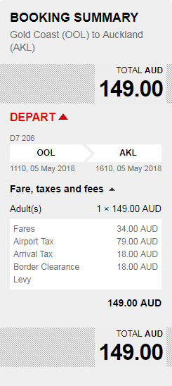 Rezerwacja przelotów z Brisbane do Auckland