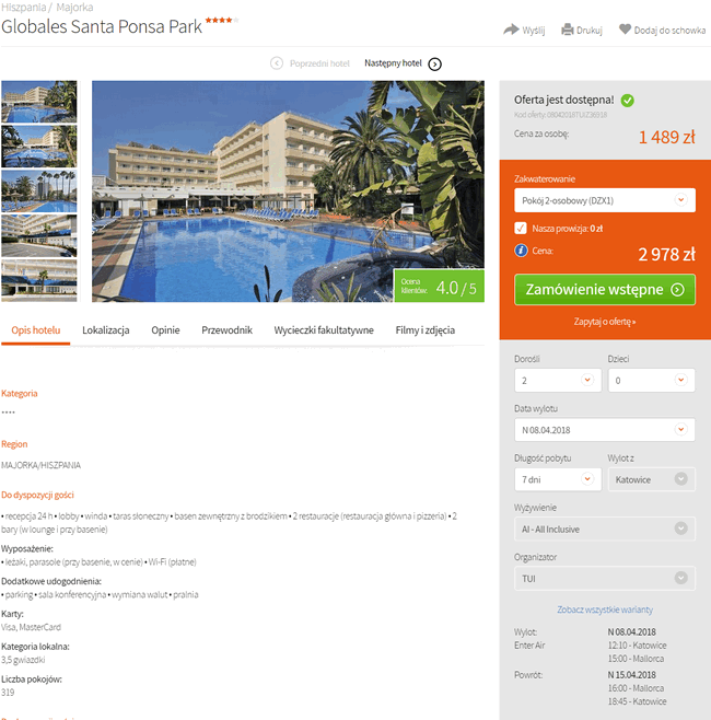 wczasy na Majorce