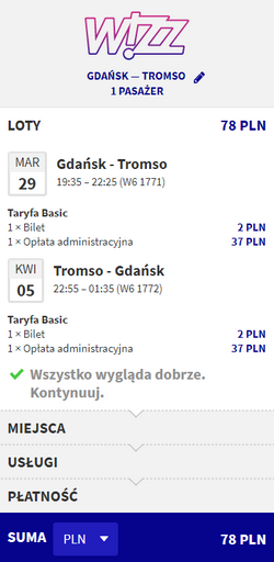 rezerwacja lotów do tromso