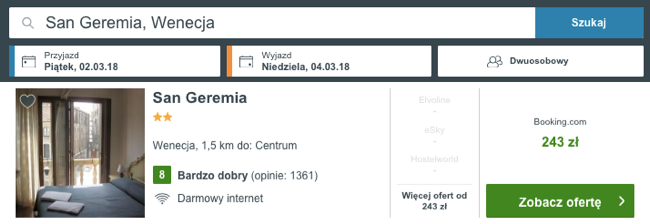 zarezerwuj hotel w wenecji