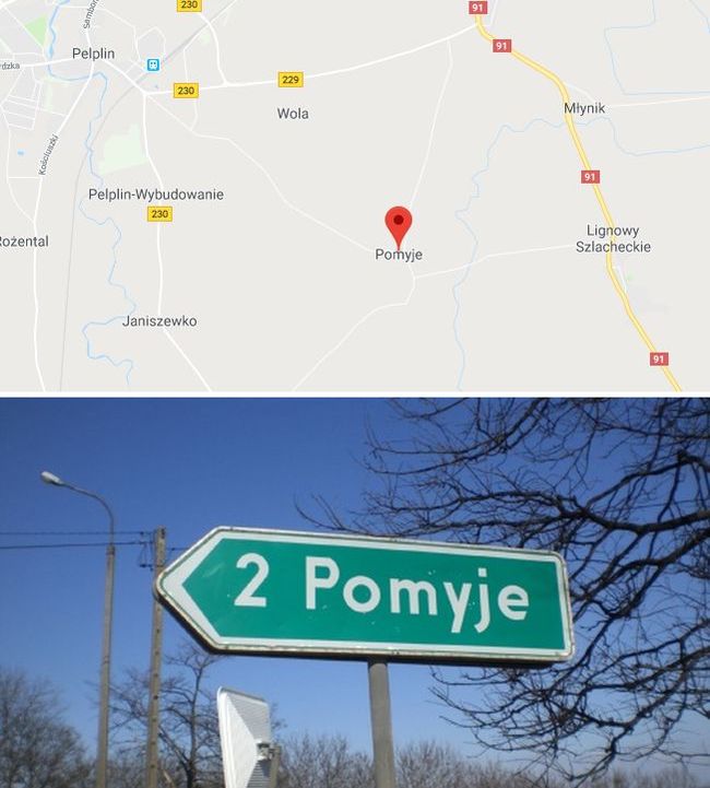 Wieś Pomyje
