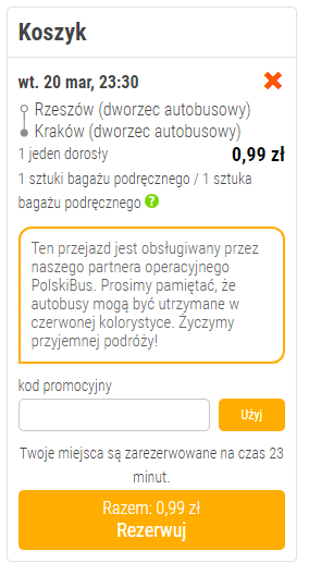 Przejazdy do Krakowa