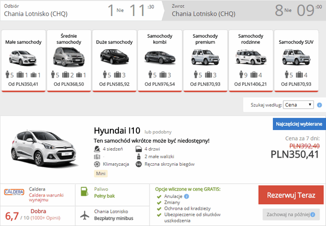 auto na Krecie